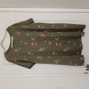 EUC AVA & VIV Floral Dress Size 2x